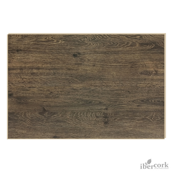 Пробковый плавающий паркет с цифровой HD печатью Робле сепиядо